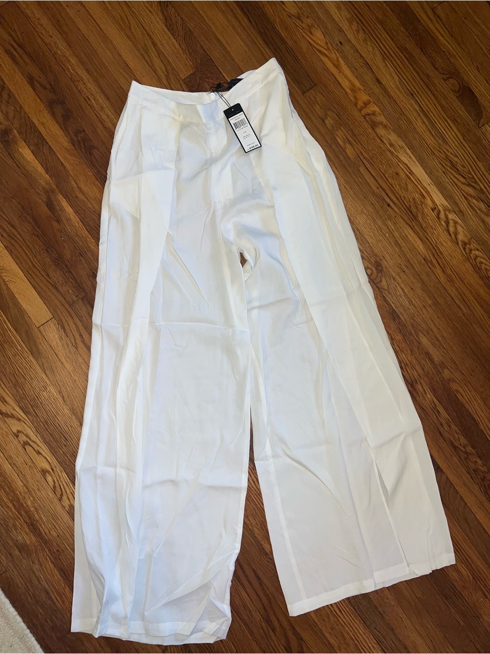 NWT BCBG Maxazria Wide Leg White Women's Pants